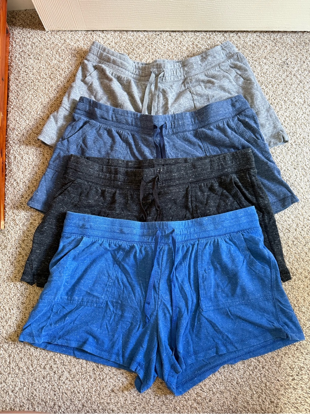Athletic Works Women's Shorts - Royal Blue, Black, Navy, Heather Gray